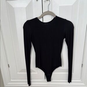 Black Long Sleeve ATM Bodysuit